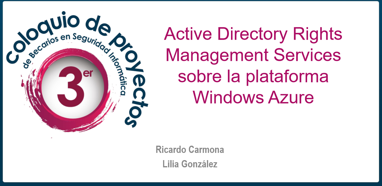 ADRMS sobre la plataforma Windows Azure